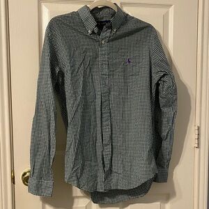 NWOT Ralph Lauren Black and White Checkered Shirt